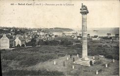 CPA Saint Cast Panorama Pres de la Colonne