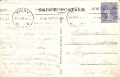 VINTAGE POSTCARD Vichy