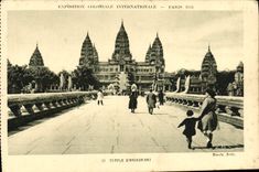 CPA Exposition Coloniale Internationale Paris 1931 Temple d'Angkor Vat