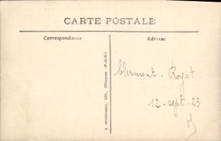 VINTAGE POSTCARD Royat and Clermont Ferrand General Catch of Royat