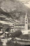 VINTAGE POSTCARD Cesana Torinese Chiesa parrocchiale