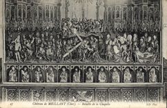 VINTAGE POSTCARD Castle of Meillant Retable of the Vault