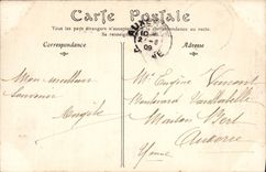 VINTAGE POSTCARD Bannegon the Castle Covered way