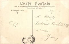 VINTAGE POSTCARD Holy Amand Ruins of Montrond