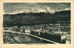CPA Grenoble L'Isere et les Alpes