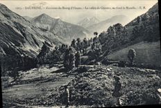 CPA Dauphine Environs du Bourg d'Oisans La vallee de Clavans Au fond la Muzelle