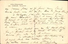 VINTAGE POSTCARD St Malo View