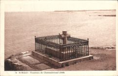 CPA St Malo Tombeau de Chateaubriand