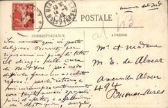 CPA Biarritz Le Rocher de la Vierge et la Passerelle