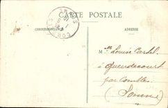 VINTAGE POSTCARD Saint Quentin monumental Chimney of the town hall