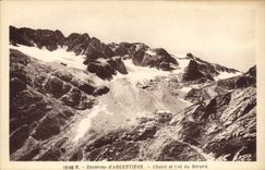 VINTAGE POSTCARD Surroundings of Argentiere Country cottage and collar of Berard