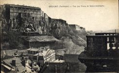 CPA Belfort Vue Des Tours de Saint Christophe