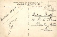 VINTAGE POSTCARD Chamonix Mont Blanc Switches Thickly and hotel of Montenvers