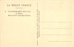 CPA Dol De Bretagne L'Abbaye Porte du 15eme dans le cloitre religieuses 