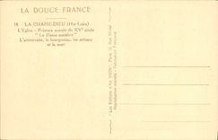 VINTAGE POSTCARD the Chair God the church Dances macabre Aristocratie Middle-class Craftsmen and death