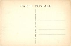 VINTAGE POSTCARD Surroundings of Aix Les Bains Bourdeau Cave of Lamartine at the edge of the lake of Le Bourget