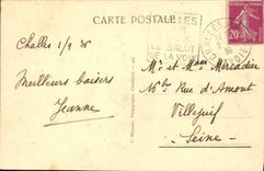 VINTAGE POSTCARD Aix Les Bains Falls Of Sierroz