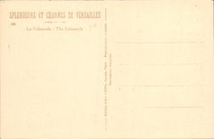 VINTAGE POSTCARD Splendors And Charms Of Versailles the colonnade