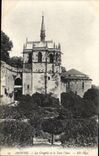 VINTAGE POSTCARD Amboise La Chapelle And the Cesar Tower