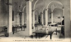CPA Monastere De Ste Marie De La Pierre Qui Vire le refectoire