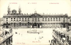 CPA Nancy Le Cathedrale Hotel de ville