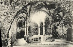 CPA Cannes Interieur Du Vieux Chateau St Honorat