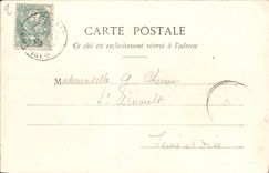 VINTAGE POSTCARD Pornic the Handle With the Rabbits Rabbit