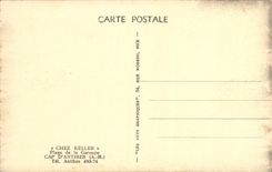 CPA Chez Keller Plage De La Garoupe Cap D'Antibes Bateaux