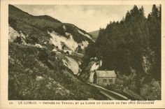 VINTAGE POSTCARD Lioran Entered Of the Tunnel And the Line of the railroad Dimension St Jacques
