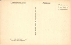 VINTAGE POSTCARD Lioran Entered Of the Tunnel