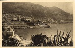 VINTAGE POSTCARD Monte Carlo the Entry Of the Port