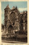 VINTAGE POSTCARD Trawl-nets On the Marne Northern Cathedral Gate