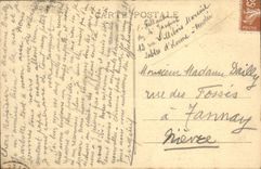 POSTAL de la VENDIMIA Sables d'Olonne hacia bien del infierno el pan de azúcar de la roca