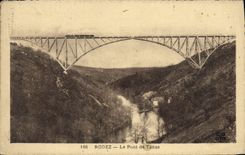 VINTAGE POSTCARD Rodez the Bridge De Tanus
