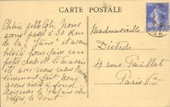 VINTAGE POSTCARD Valence Monumental Fountain And Bancel Boulevard