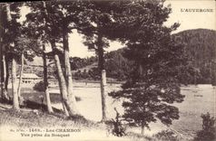 CPA Lac Chambon Vue Prise Du Bosquet