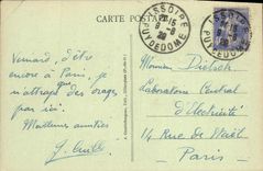 VINTAGE POSTCARD Lake Chambon Seen from Of the Thicket