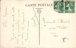 VINTAGE POSTCARD Creusot Church St Henri