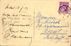 VINTAGE POSTCARD Vittel the Staircase Of the Large Hotel And Galleries