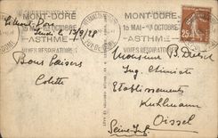 VINTAGE POSTCARD the Mount Gilds Entered Of the Falls D' Enter and needles of the devil