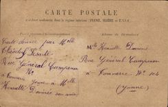 CPA Paris Statue De Strasbourg