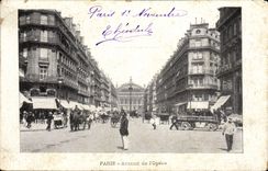 CPA Paris Avenue De I'Opera