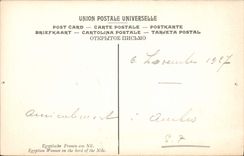 VINTAGE POSTCARD Fromentin Egypliennes Women At the edge of the Nile Museum of Louvre Paris Egype