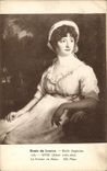 VINTAGE POSTCARD Museum Of Louvre English School Opie the woman in white