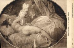 CPA Fragonard La Chemise Enlevee Paris Musee du Louvre Paris 