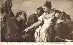 CPA Musee De Bordeaux Eliezer Et Rebecca Tiepolo Ecole venitienne