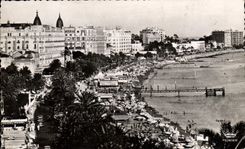MODERN CARD Cannes the Beach Croisetle And Hotels