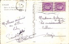 CPM Lille Eglise Du Sacre Cheur