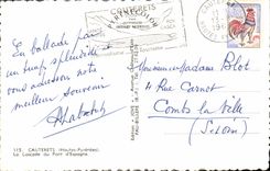 CPM Cauterets La Cascade Du Pont D'Espagne