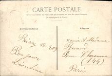 VINTAGE POSTCARD Castle Of Prince Wagram Light Holy Boissy